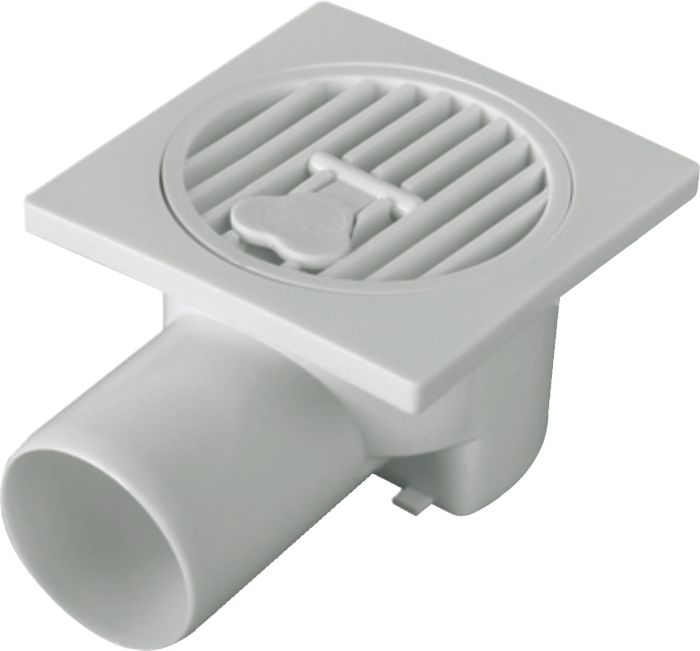 Floor Drain 10x10 Grey (Ø32 and Ø50)