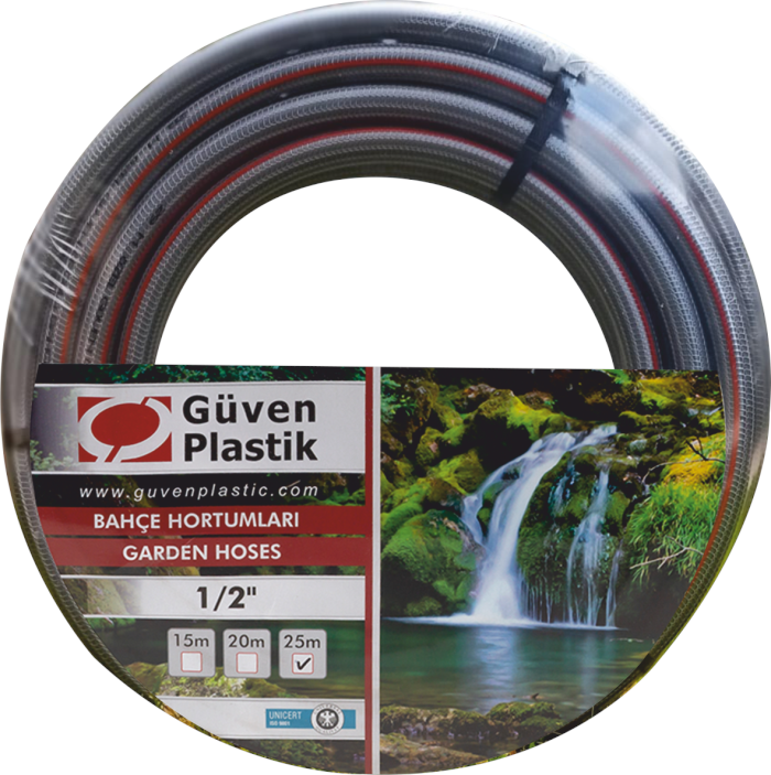 Market Type Special Güven Braided Hose (Grey/Transparent)