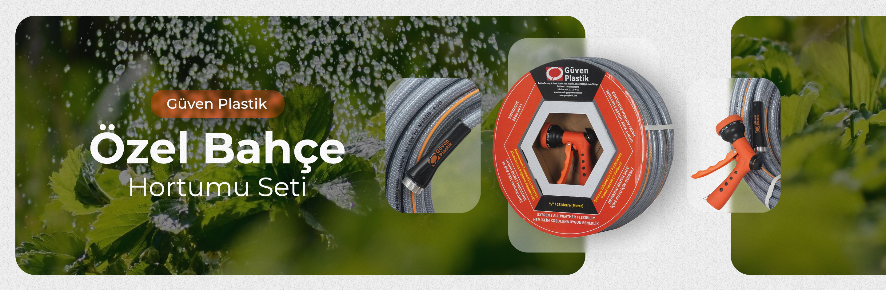 Türkiye'de İlk ve Tek Özel Bahçe Hortum Seti
